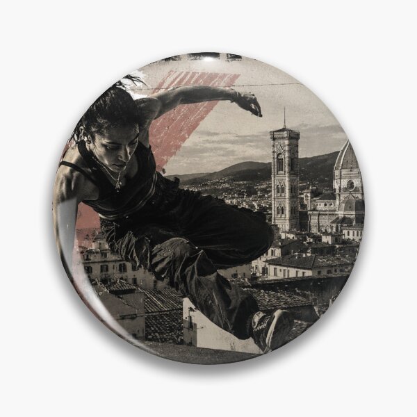Item preview, Florence Rooftop Runner | Underground Parkour Art Print designed and sold by DrizzyV.