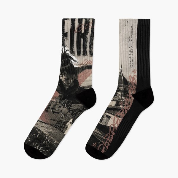 Item preview, Florence Rooftop Runner | Underground Parkour Art Print designed and sold by DrizzyV.