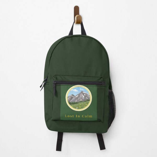 Item preview, Lost In Calm: Vintage Mountain Badge Illustration designed and sold by Trendora Havlais.