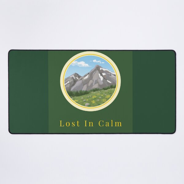 Item preview, Lost In Calm: Vintage Mountain Badge Illustration designed and sold by Trendora Havlais.