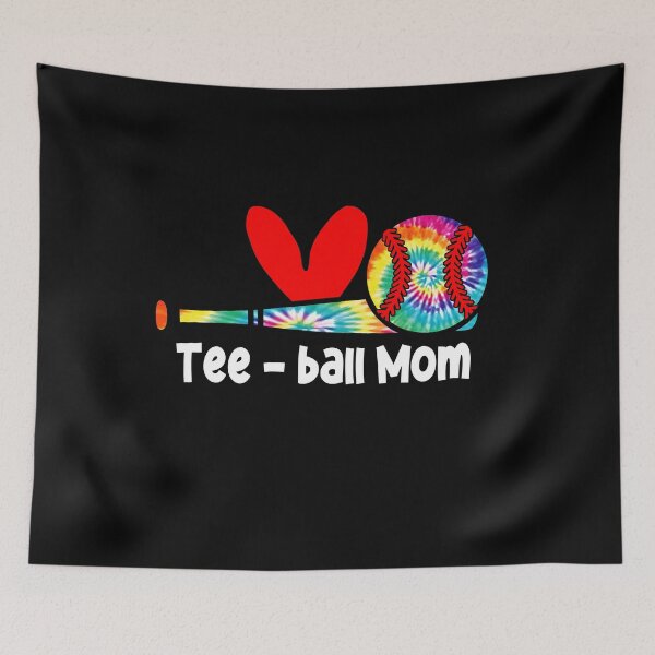 Item preview, Tie Dye Tee Ball Mom Shirt designed and sold by LashondaGreen89.