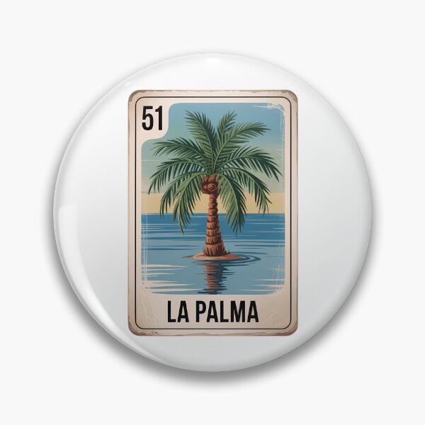 Item preview, La Palma Mexican Beach Palm Tree Chicano Bingo Card designed and sold by TrinaEspinoza.