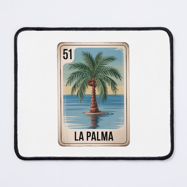 Item preview, La Palma Mexican Beach Palm Tree Chicano Bingo Card designed and sold by TrinaEspinoza.