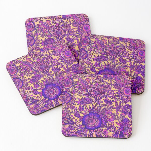 Item preview, NAMMU: Ancient Earth - Warm Maximalist Hand- Drawn Floral Art designed and sold by Bloom Theory.