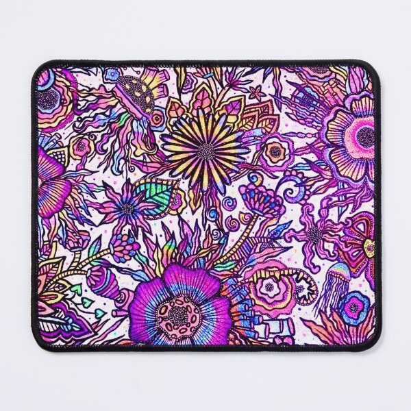 Item preview, NAMMU: Primordial Source - Original Maximalist Hand-Drawn Floral Art designed and sold by Bloom Theory.