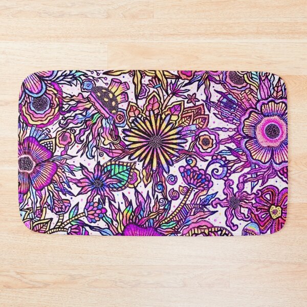 Item preview, NAMMU: Primordial Source - Original Maximalist Hand-Drawn Floral Art designed and sold by Bloom Theory.