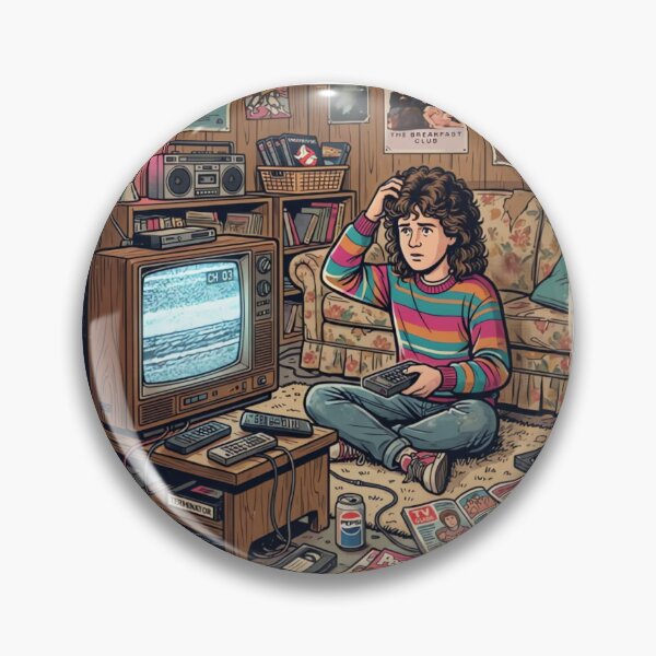 Item preview, Wait… What Was I About to Watch? Funny Retro 80s TV Nostalgia Design designed and sold by urbinet.