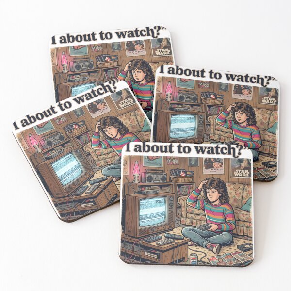 Item preview, Wait… What Was I About to Watch? Funny Retro 80s TV Nostalgia Design designed and sold by urbinet.