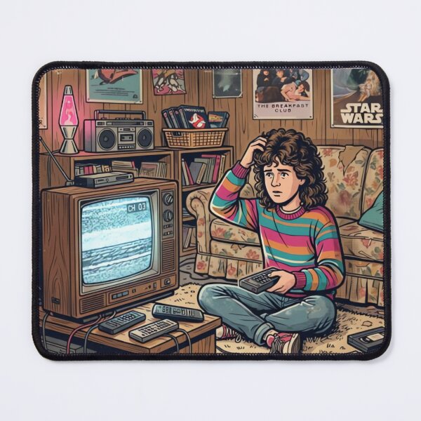 Item preview, Wait… What Was I About to Watch? Funny Retro 80s TV Nostalgia Design designed and sold by urbinet.