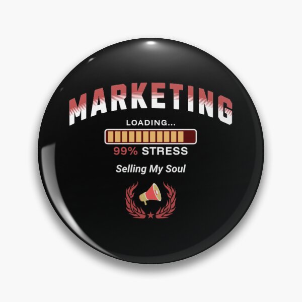 Item preview, Marketing Student Loading 99% Stress Funny Digital Marketing designed and sold by Esoniana Design.