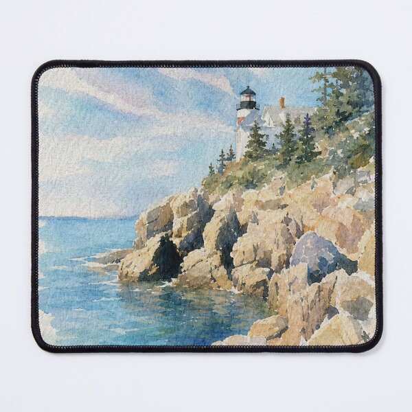 Item preview, Acadia National Park Maine Watercolor Art Print designed and sold by GASCE Studio.