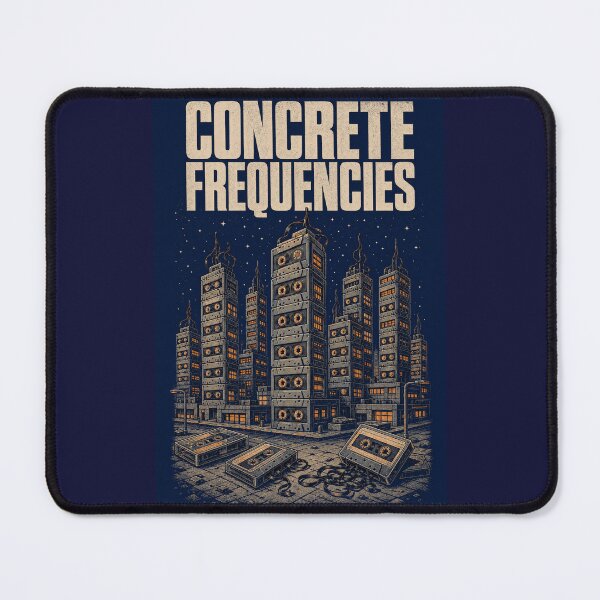 Item preview, Retro Concrete Jungle Frequency Cassette Tape Nighttime Cityscape designed and sold by ActOnyx Designs.