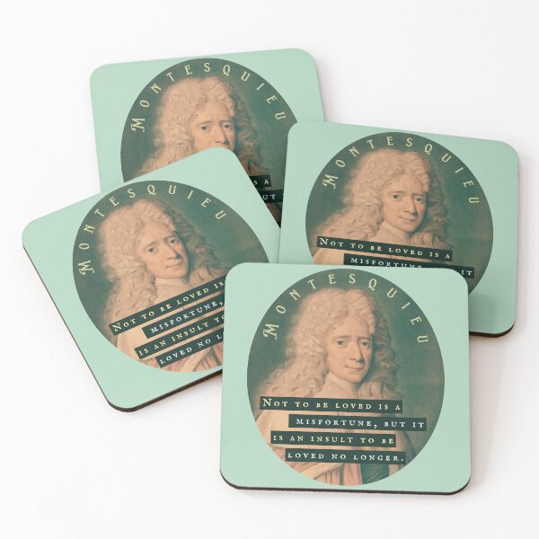 Item preview, Montesquieu quote: Not to be loved is a misfortune, but it is an insult to be loved no longer. designed and sold by artbleed.