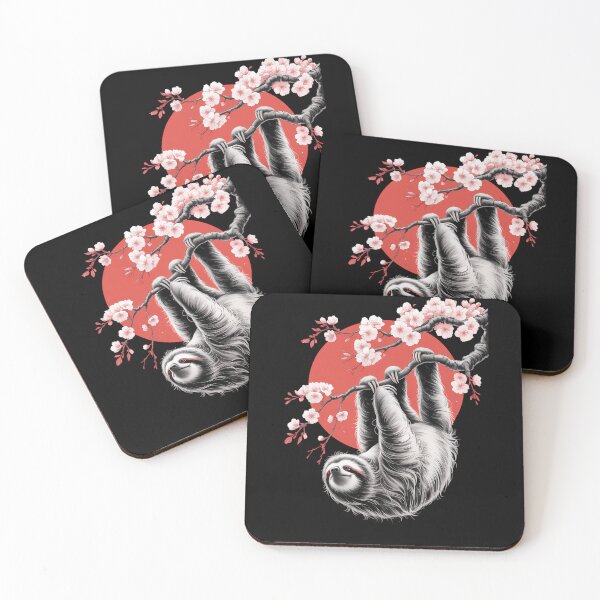 Item preview, Kawaii Sloth Anime Japan Sakura Men Women Kids Sloth designed and sold by TrinaEspinoza.