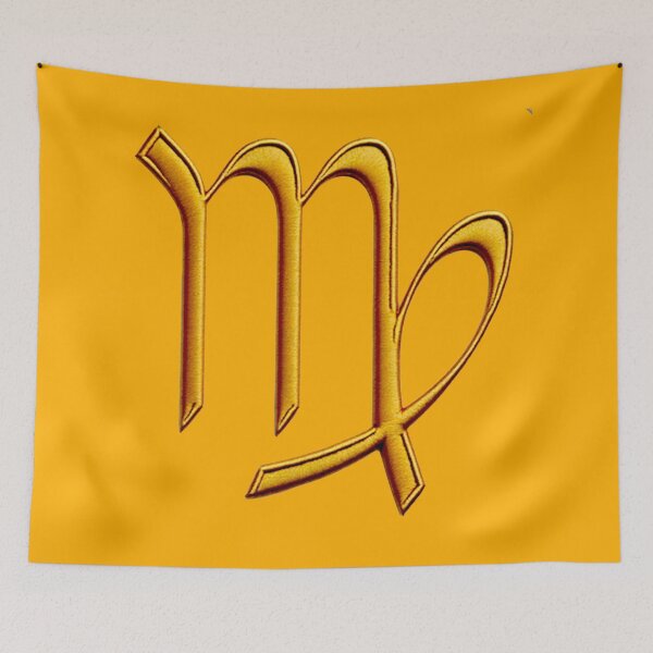 Item preview, Virgo zodiac sign: Illusion of golden embroidery designed and sold by Segasprojects.
