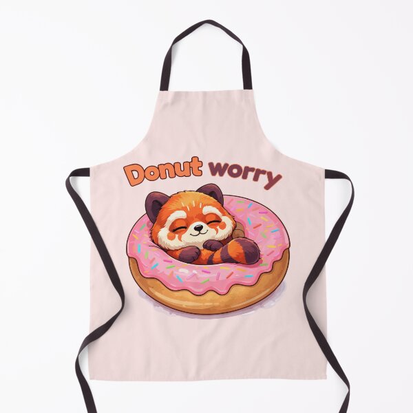 Item preview, Red Panda Donut Worry designed and sold by RedpandasMerch.