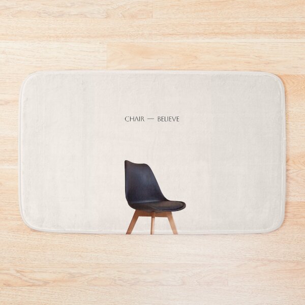 Item preview, Chair — Believe | Funny Motivational Poster | Absurdist Wall Art | Minimal Home Decor designed and sold by ENNUI.AM.