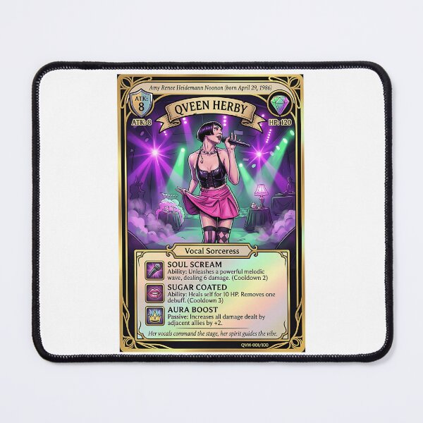 Item preview, Qveen Herby Card designed and sold by DoodleCloudy.