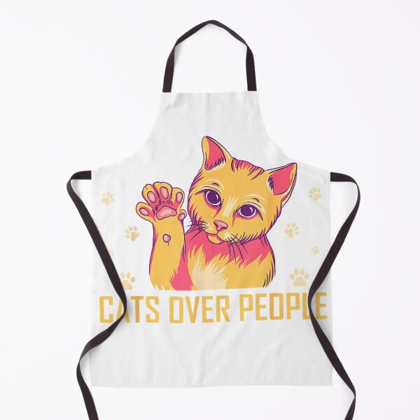 Item preview, Cats Over People Introvert Cat Lover Antisocial Kitten T-Shirt designed and sold by RKdrawings.