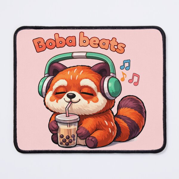 Item preview, Red Panda Bubble Tea and Music designed and sold by RedpandasMerch.