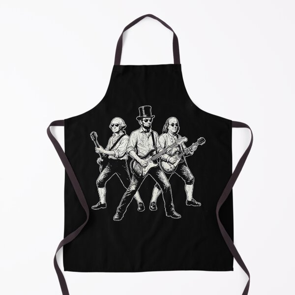 Item preview, Presidents Playing Guitar Funny Rock Band July 4th Vintage designed and sold by KudoJunichironl.