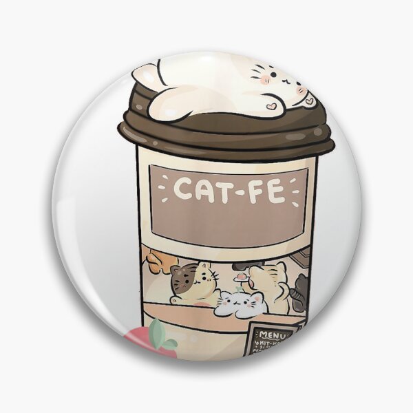 Item preview, Cute Cat Cafe, Kawaii Cat Coffee, Anime Neko Kitty, Cat Puns T-Shirt designed and sold by RKdrawings.