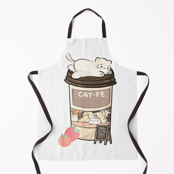 Item preview, Cute Cat Cafe, Kawaii Cat Coffee, Anime Neko Kitty, Cat Puns T-Shirt designed and sold by RKdrawings.
