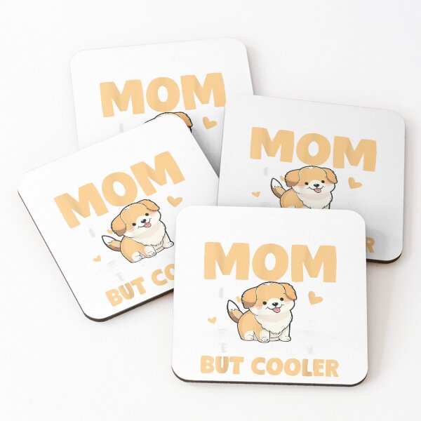 Item preview, Dog Mom Like A Regular Mom But Cooler Mother's Day Men Women T-Shirt designed and sold by RKdrawings.