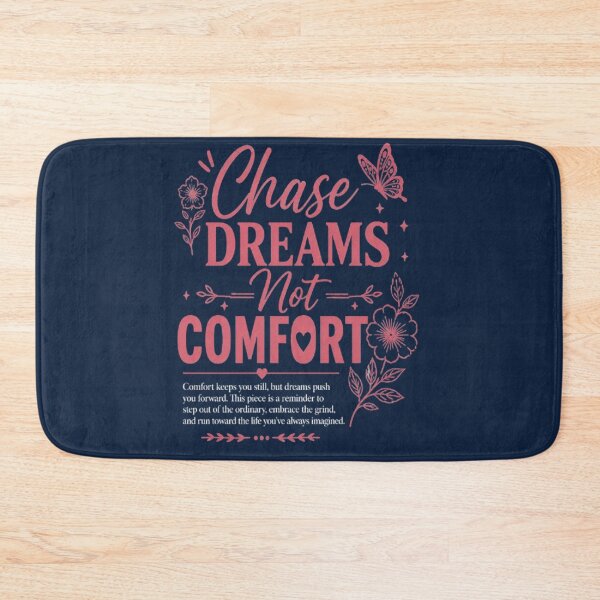 Item preview, Chase Dreams Not Comfort Shirt | Motivational Quote Aesthetic Tee | Self Growth Inspiration designed and sold by DesignerThreads.
