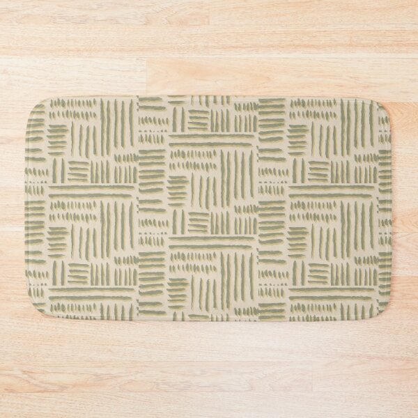 Item preview, Abstract Brush Stroke Pattern – Neutral Sage Green Boho Art designed and sold by Barelythere2324.