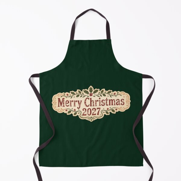 Item preview, Merry Christmas 2027: Vintage Berry Holiday Art designed and sold by MalisoStickers.