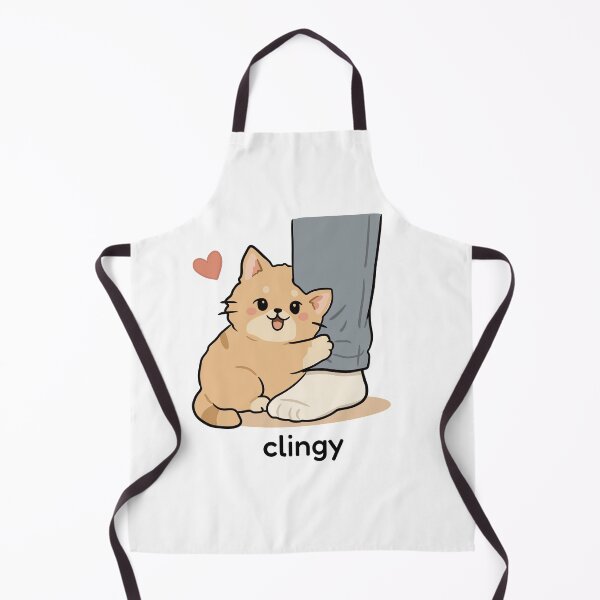 Item preview, Clingy Cat Hugging Human Leg Kawaii designed and sold by MJ ART.