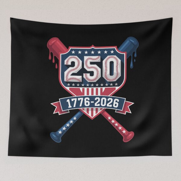 Item preview, 250th Anniversary USA Independence Baseball ice Cream drip designed and sold by TyraYoung.