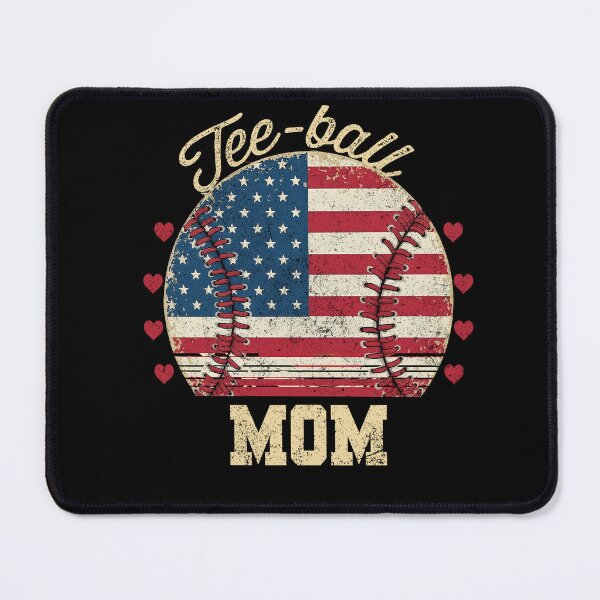 Item preview, Patriotic Tee Ball Mom Baseball Shirt designed and sold by LashondaGreen89.