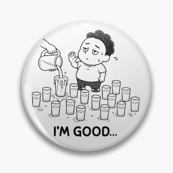 Item preview, Free Refill Moment | Funny Japan Meme Illustration designed and sold by HennaJapan.