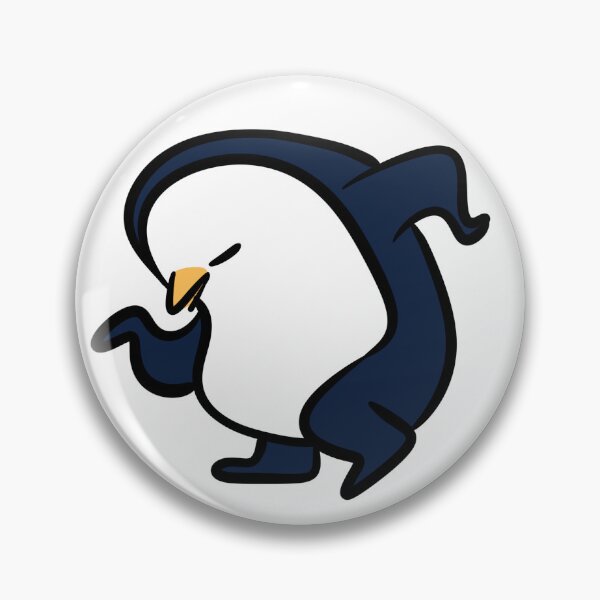 Item preview, Funny Dancing Penguin Kawaii Illustration designed and sold by LYAN-STORE.