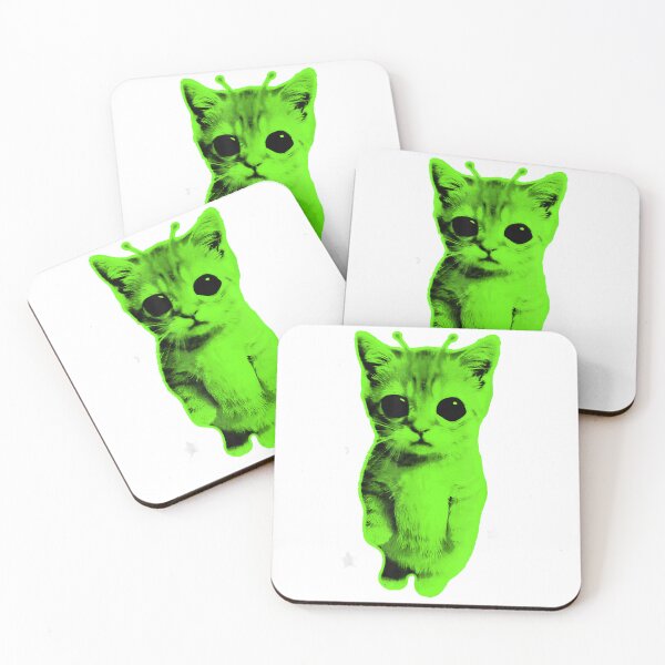 Item preview, Alien Cat Meme UFO Vintage Graphic Y2K Funny Silly Cat T-Shirt designed and sold by SubStudio97.