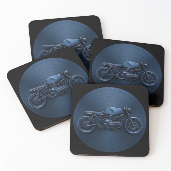 Item preview, Steel Machine - Cafe Racer Motorcycle on a Disc designed and sold by MrLordFashions.