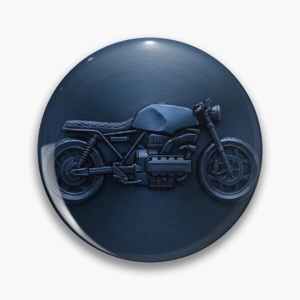 Item preview, Steel Machine - Cafe Racer Motorcycle on a Disc designed and sold by MrLordFashions.