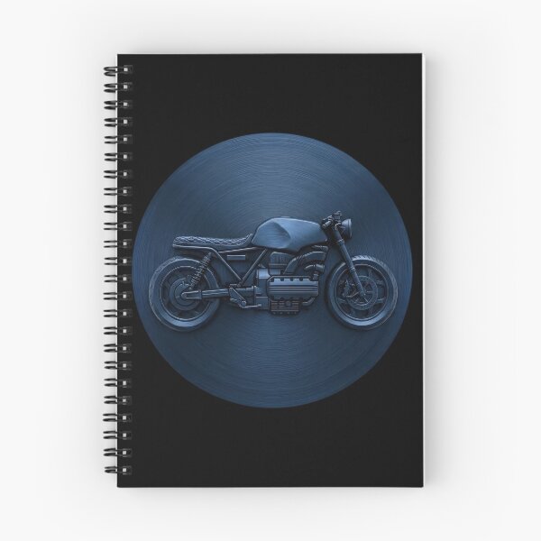 Item preview, Steel Machine - Cafe Racer Motorcycle on a Disc designed and sold by MrLordFashions.