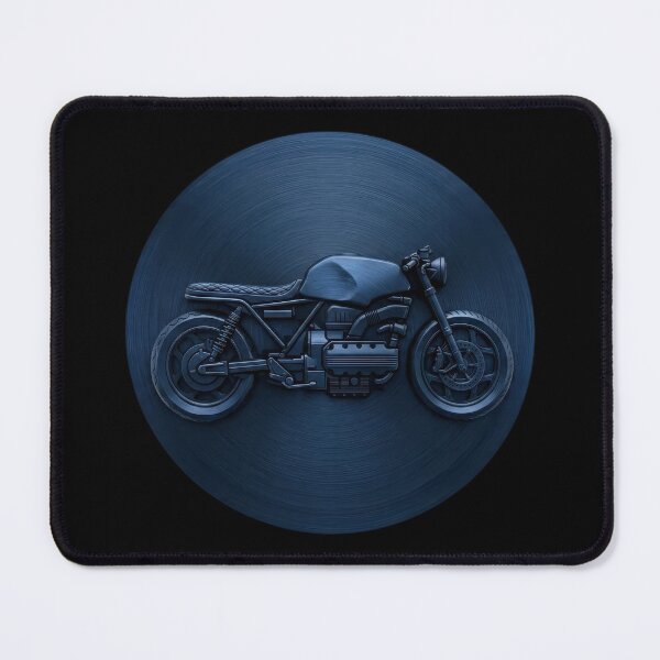 Item preview, Steel Machine - Cafe Racer Motorcycle on a Disc designed and sold by MrLordFashions.