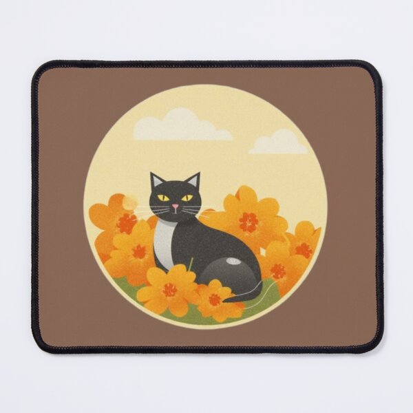 Item preview, Cute Mid Century Garden Cat designed and sold by mellow-koko.