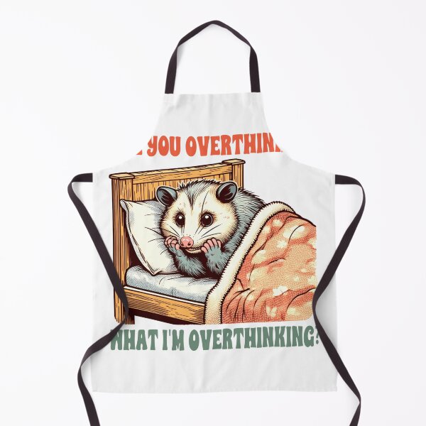 Item preview, Anxiety Opossum Are You Overthinking What I'm Overthinking Long Sleeve T-Shirt designed and sold by kevincuellar.