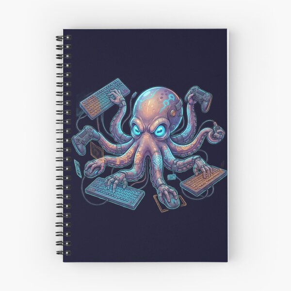 Item preview, 8 Arms Multitasking Gaming Chaos - Funny Burnout Gamer Design designed and sold by ChaosNest.