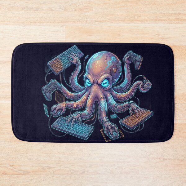 Item preview, 8 Arms Multitasking Gaming Chaos - Funny Burnout Gamer Design designed and sold by ChaosNest.