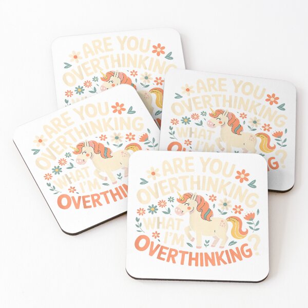 Item preview, are You Overthinking What I'm Over Thinking Horse Unicorn T-Shirt designed and sold by kevincuellar.