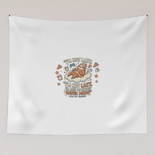 Item preview, Energy Saver Mode Sloth designed and sold by Alta-store.