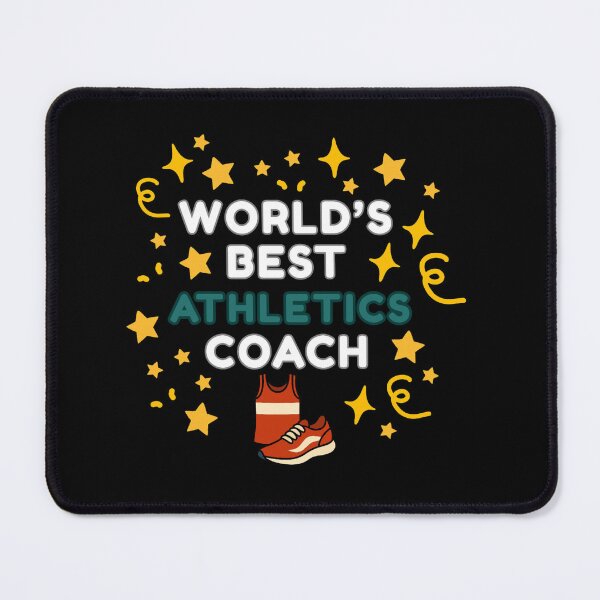 Item preview, World’s Best Athletics Coach designed and sold by DixieGirlStudio.