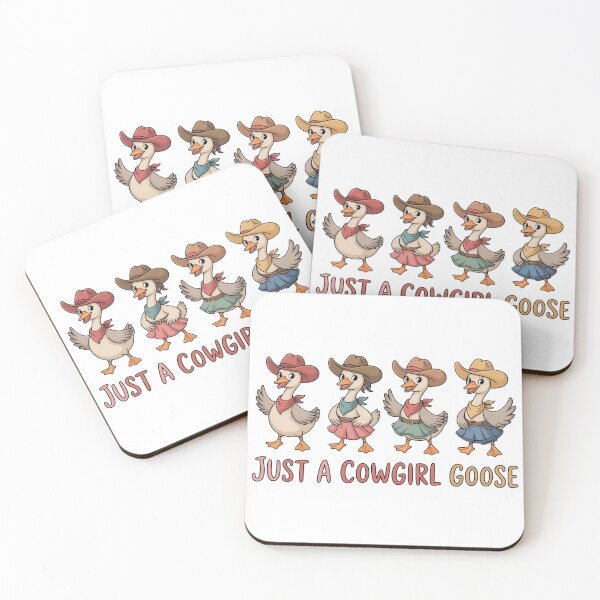 Item preview, Cowgirl Goose Squad – Adorable Western Style Goose Characters Illustration designed and sold by Picasfarmer.
