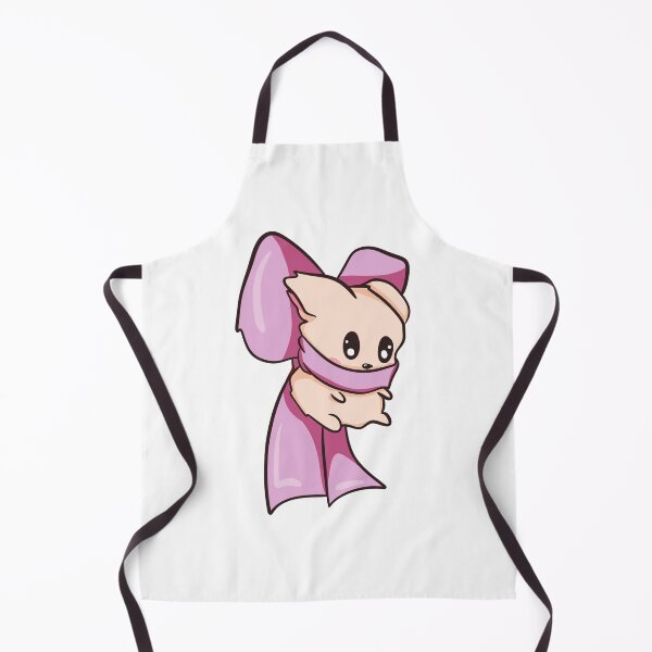 Item preview, Cute Kawaii Coquette Puppy with Pink Bow Illustration designed and sold by LYAN-STORE.